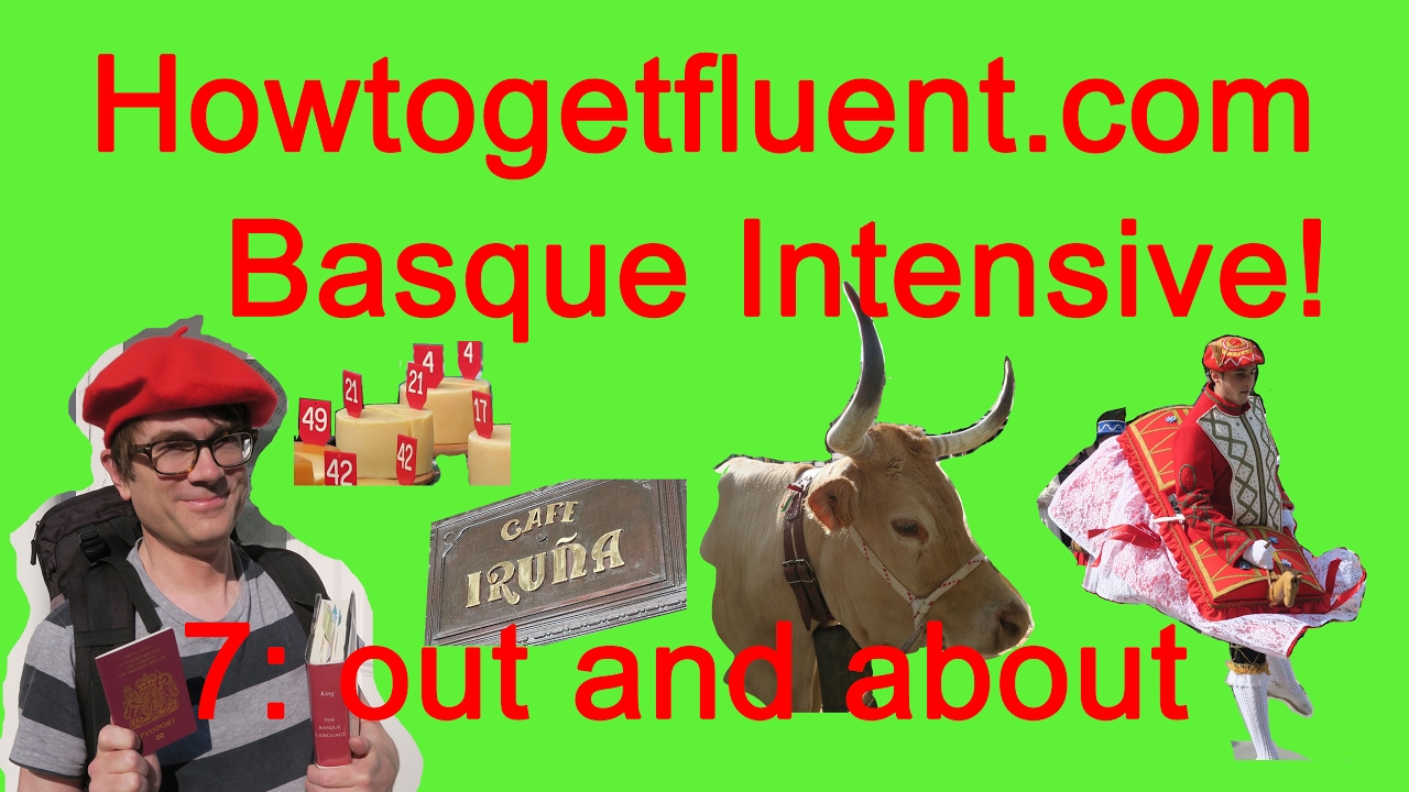Out and about learning Basque - YouTube