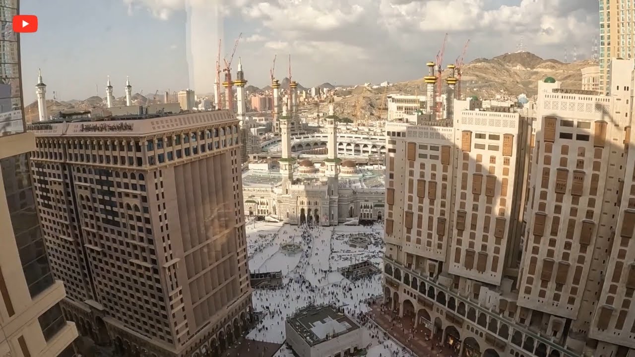 Haram View BEST Hilton Hotel in Makkah | Room TOUR | HARAM VIEW - YouTube