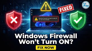 ✅ How To Fix Windows Firewall Won't Turn On in Windows 11