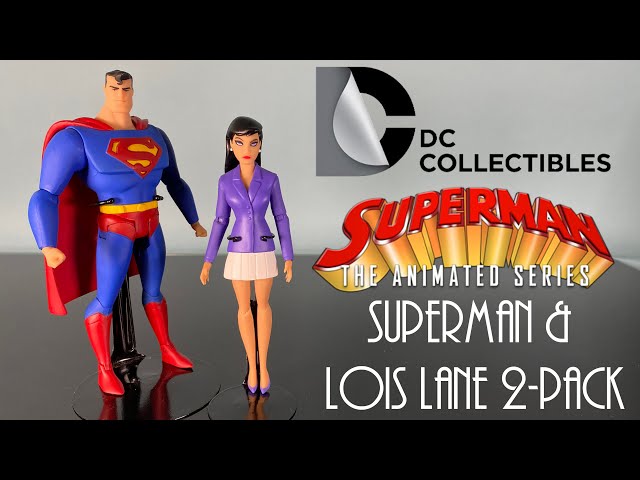 DC Collectibles Superman & Lois Lane 2-Pack Review The Animated