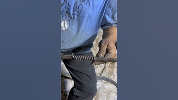 Simple Iron Wire Spring Making on Drill Machine | DIY Spring Craft #diy #shorts