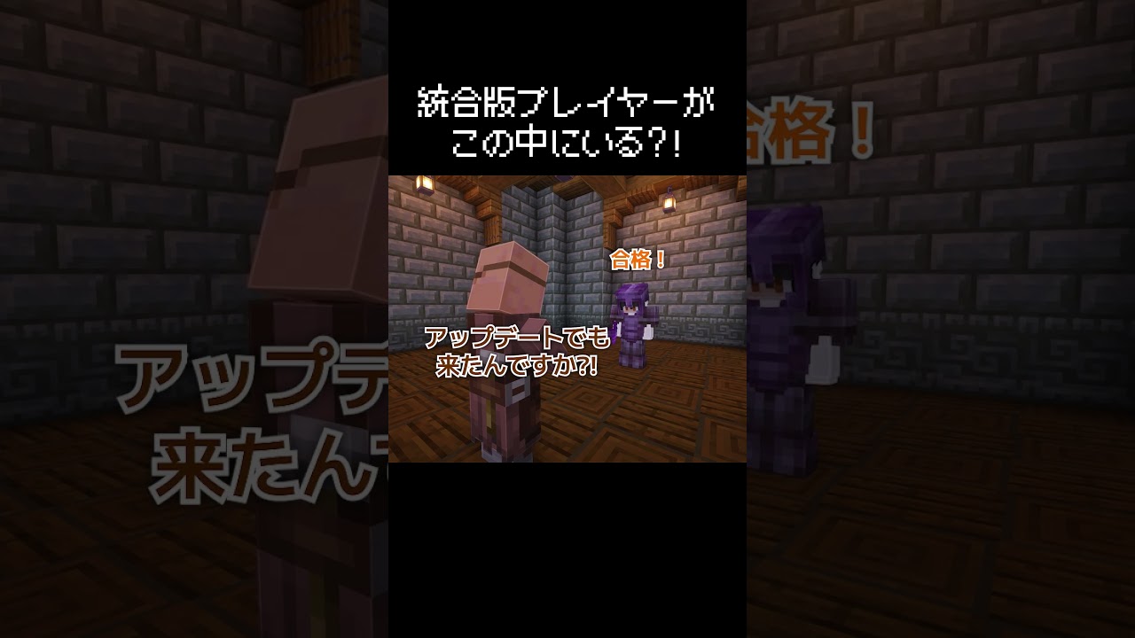この中に統合版プレイヤーがいる！ #マイクラ