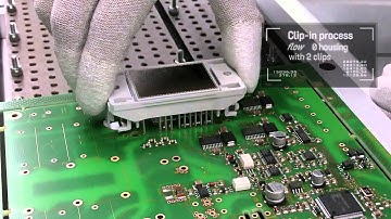 Clip-in process for 2-clip module