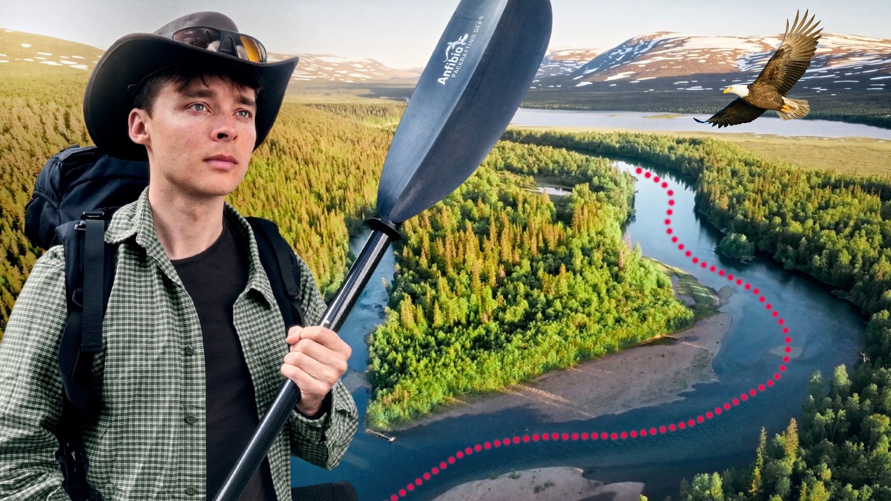 Paddling up a Remote Arctic River | Camping & Fishing at Untouched Waters