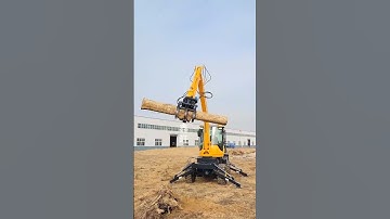 assistant forklift wood grabber forklift digging machine multi-purpose save time, labor a