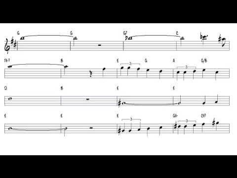 Strangers In The Night (arr. stefan-lamml.de) Sheet Music | Frank Sinatra |  Tenor Sax Solo