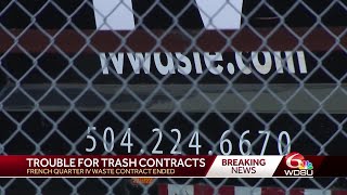French Quarter Trash contracts nixed by Mayor