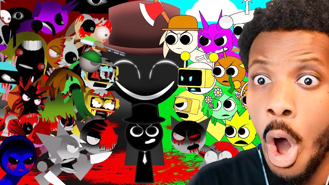 Incredibox Sprunki (House of Horrors Season 3 Complete Series + Secret Ending) |  REACTION!