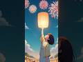 Lantern festival#storyworld #ghiblistyle #lanternfestival #anime #viralshort #ghiblistudio
