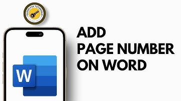 How to Add page number in Word App Mobile