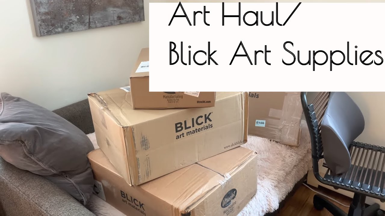 Major Art Haul / Blick Art Supplies / Acrylic Art Supplies YouTube