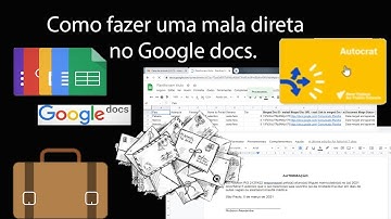 Como fazer uma mala direta pelo google docx