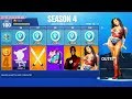 Season 4 Fortnite Battle Pass Skins