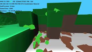 Particle physics and new voxel-raycasting