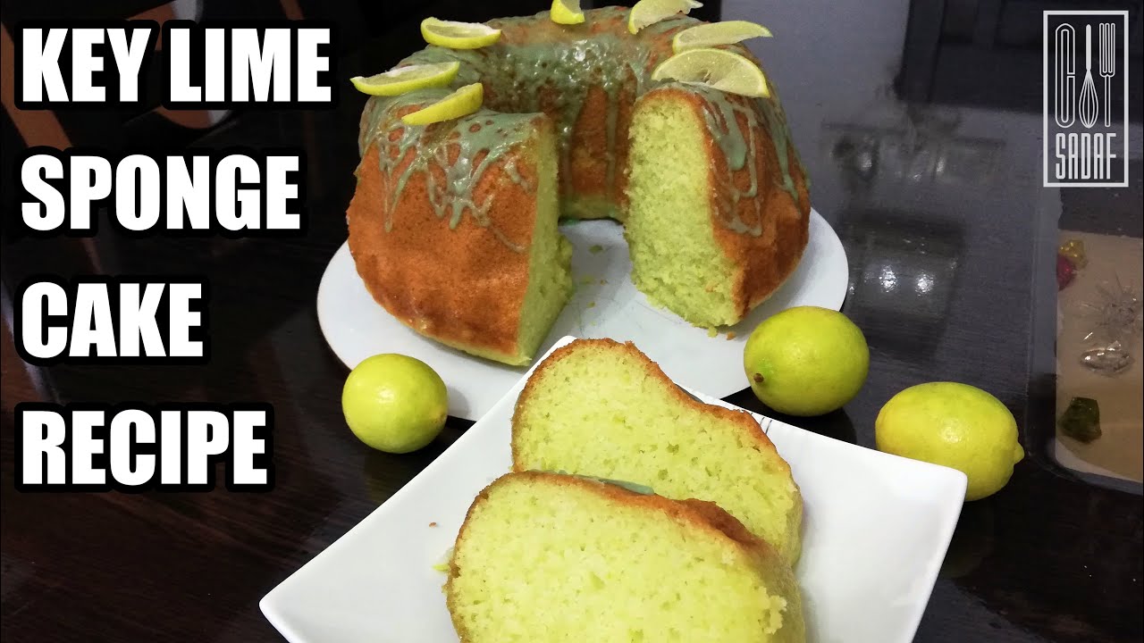 Easy Fresh Key Lime Sponge Cake Recipe Fresh Fruit Sponge Cake YouTube