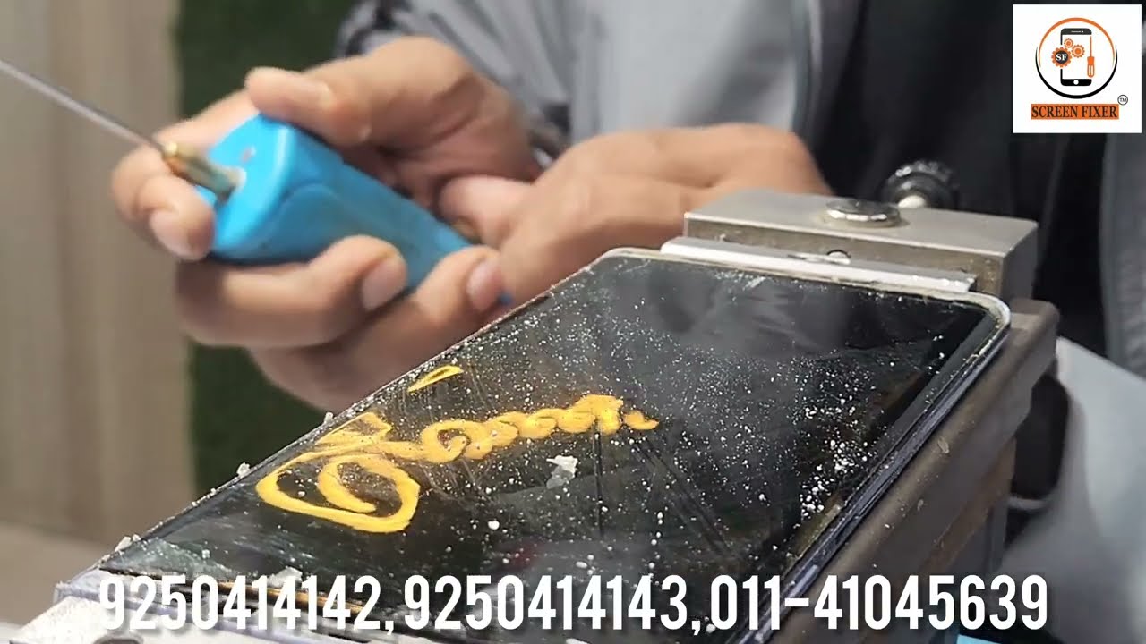 Samsung note broken glass restoration | note8 broken glass repair | edge glass  training institute |