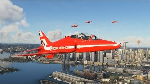 Formation Practice in the T-45 Goshawk in Sydney in Microsoft Flight Sim
