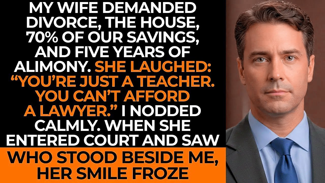 My Wife Filed for Divorce and Mocked Me for Not Affording a Lawyer; She Froze When She Entered Court