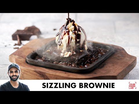 Eggless No Oven Sizzling Brownie | प्रेशर कुकर में सिज़्लिंग ब्राउनी | Chef Sanjyot Keer