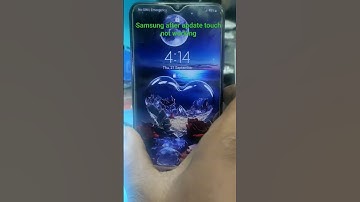 Samsung a03s after update touch not Working
