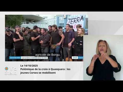 Image du reportage 15.10.2025 Polémique de la croix de Quasquara : les jeunes Corses se mobilisent. (YouTube)
