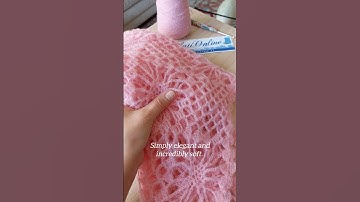 Mohair Crochet Shawl   /check the tab community #easyshawl #easycrochet
