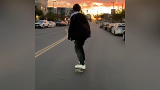 Skating into the sunset
