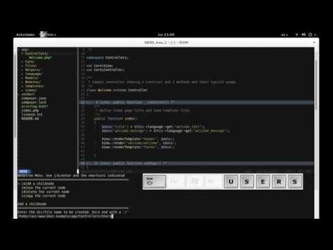 VIM: Simple MVC framework snippets