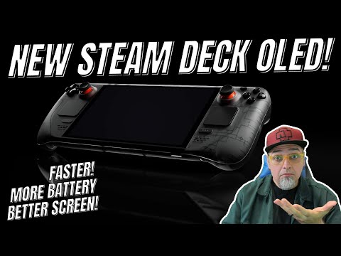 HOLY CRAP! A New Valve Steam Deck! The OLED Has More Battery, Faster Speeds & MORE!