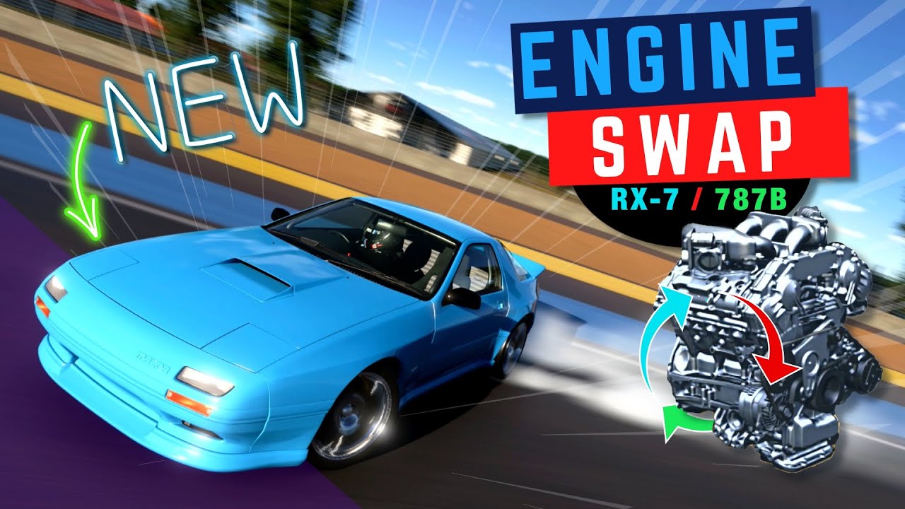 AMAZING New RX-7 / 787B Engine Swap in Gran Turismo 7! - YouTube