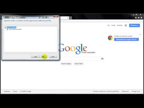 Video: Jak importuji oblíbené položky z Internet Exploreru 11 do Chrome?