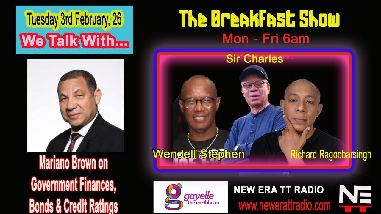 Feb 3, 2026 - The Breakfast Show | Mariano Brown on Government Finances, Bonds & Credit Ratings