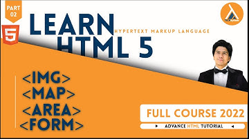 HTML5 (img, map, area, form Tags) Part - 2 | HTML Complete Advance Tutorial in Hindi/Urdu 2022