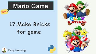 Make Bricks For Game | Mario Game in Python #17