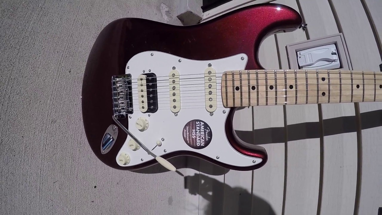 R.I.P. Fender American Standard Stratocaster Unboxing/Sound Sample
