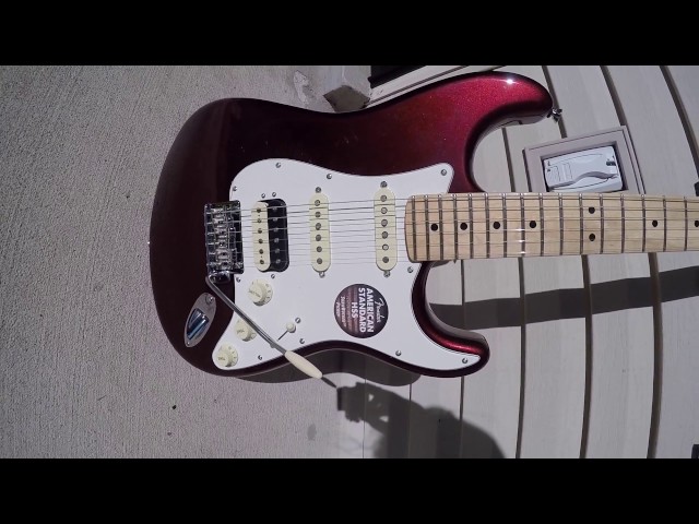R.I.P. Fender American Standard Stratocaster Unboxing/Sound Sample