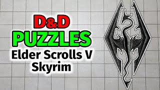 D&D Skyrim Puzzles - How to Run Skyrim Golden Claw Puzzle in D&D - Wally DM - #DnD #Skyrim