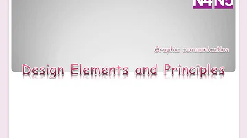 National 4/5 Graphic Communication - Design Elements and Principles