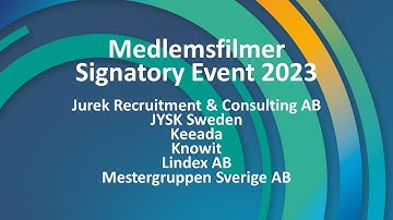 Medlemsfilmer - Jurek Recruitment & Consulting, JYSK, Keeada, Knowit, Lindex, Mestergruppen