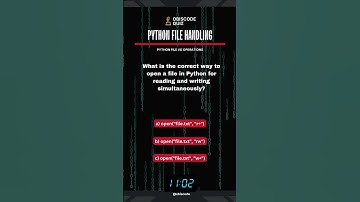 Python file handling #python #coding #quiz #shorts