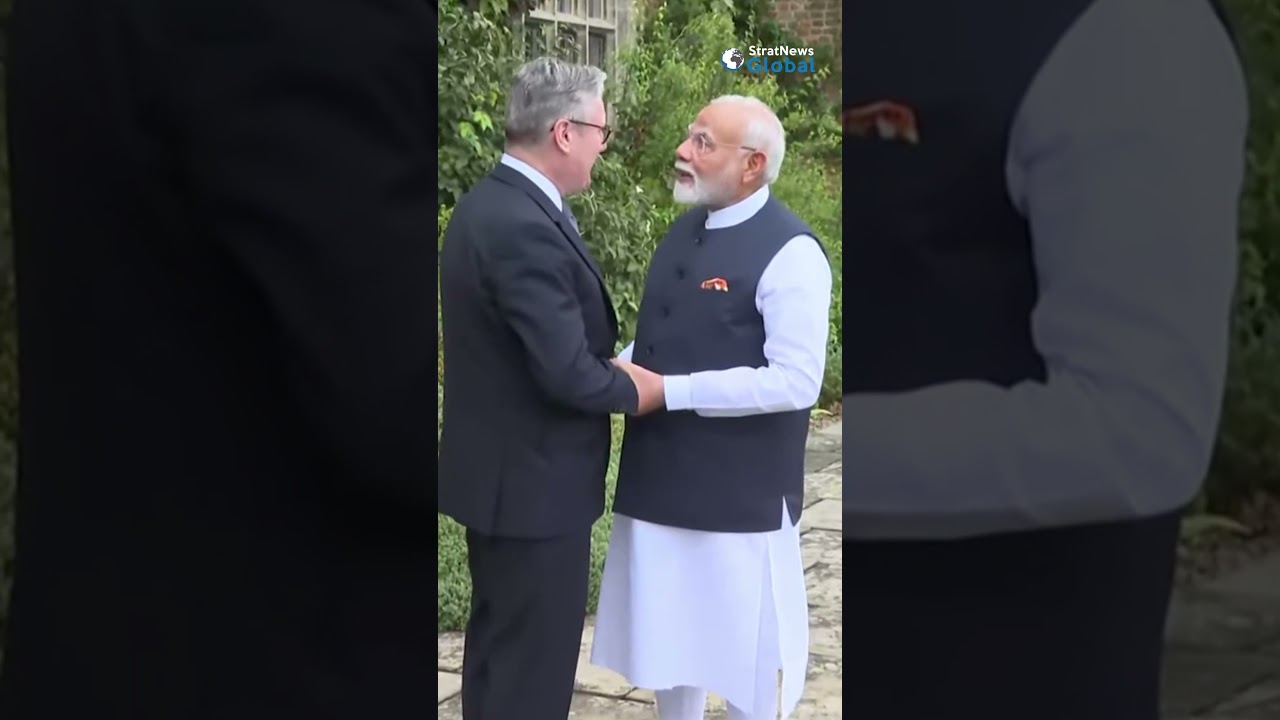 PM Modi meets UK PM Starmer at Chequers Estate | 
