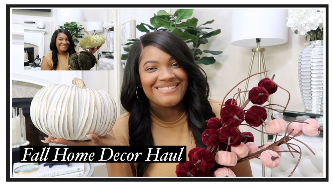 HUGE FALL HOME DECOR HAUL | Fall 2021 DECOR | FALL DECORATING HAUL