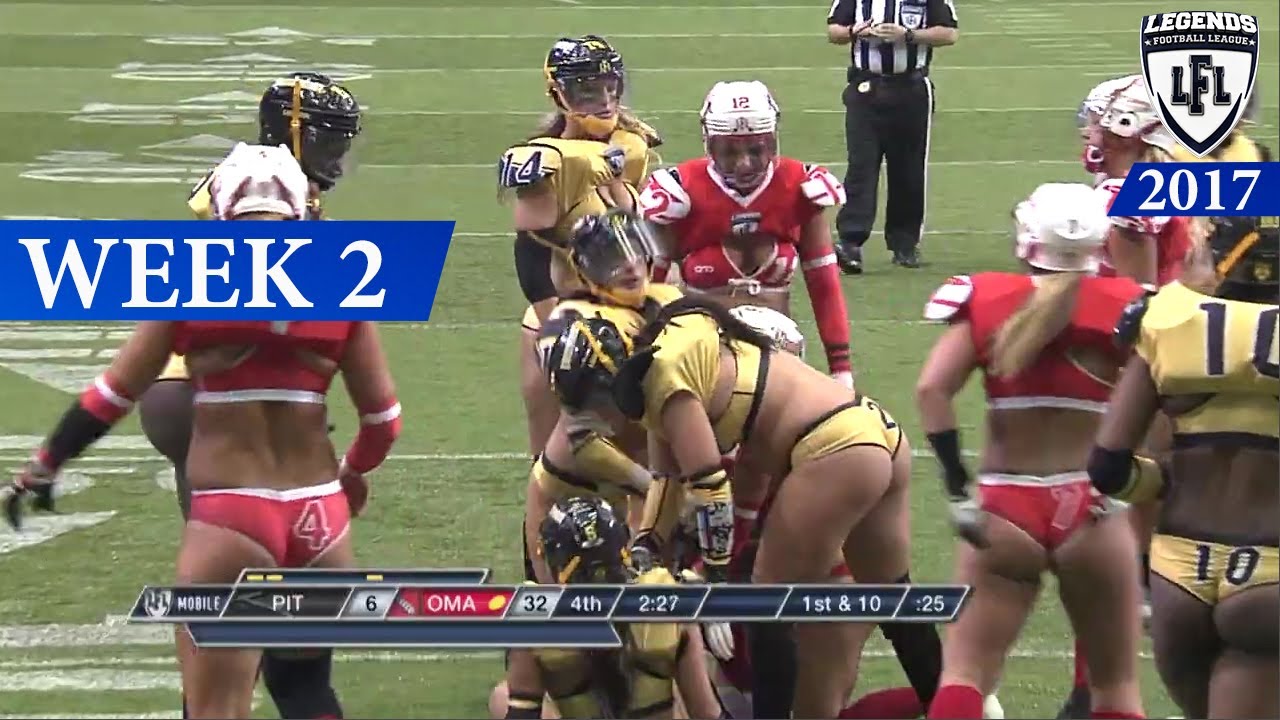 LFL 2017 Highlights | Pittsburgh Rebellion vs Omaha Heart Week 2 Highlights