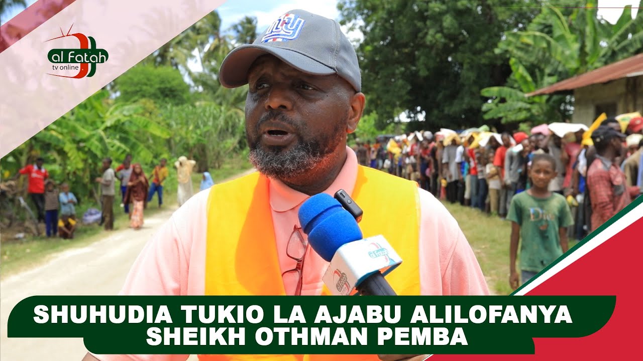 SHUHUDIA TUKIO LA AJABU ALILOFANYA SHEIKH OTHMAN PEMBA