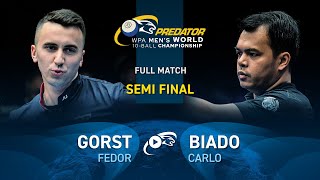 SEMI FINAL ▸ GORST vs BIADO ▸ 2024 WPA PREDATOR WORLD CHAMPIONSHIP MEN'S 10-BALL