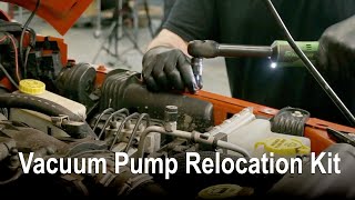 Vacuum Pump Relocation Kit - Jeep Wrangler - YouTube