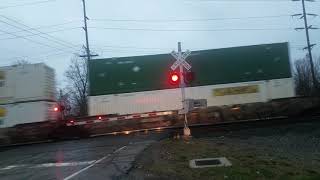 2 NS Trains Albon Road Holland, Ohio 4-20-19