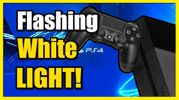 How to FIX The Flashing White Light On PS4 Controller Blinking (Easy Tutorial)