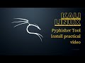 Ethical Hacking PyPhisher Tool Install in Kali Linux
