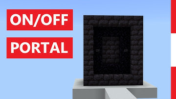 Minecraft Bedrock Redstone Nether Portal Tutorial | Ultra-fast and Hidden Dispensers